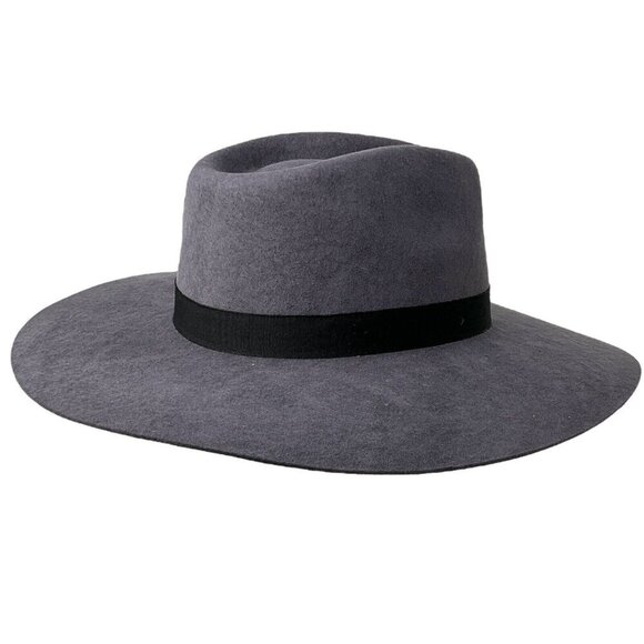 NWT Charlie 1 Horse Highway Fashion Hat Granite Gray Size L Wool Felt - Picture 5 of 9